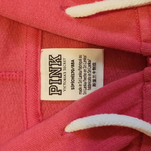 VICTORIA SECRET PINK full zip hoodie size small - Picture 9 of 10